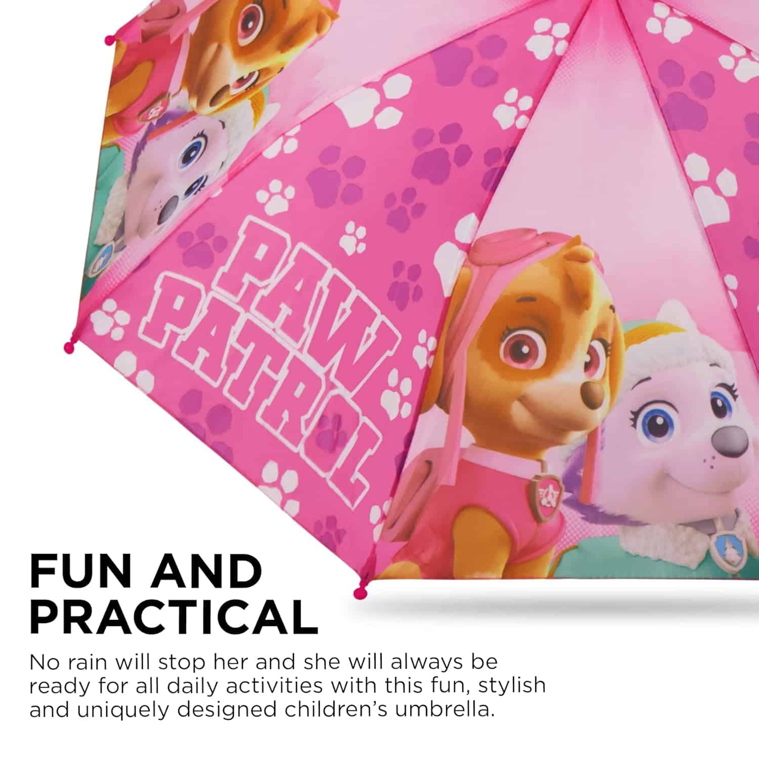amazon-6a1ad7ff65ee6 Paw Patrol raincoat and umbrella set for toddler girls - vue 5
