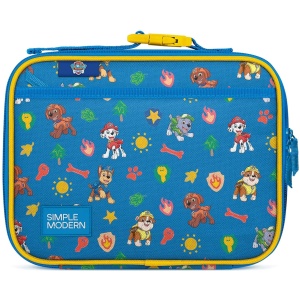 Paw Patrol insulated lunch box for kids with exterior pockets