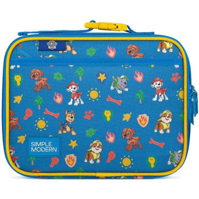 Paw Patrol insulated lunch box for kids with exterior pockets