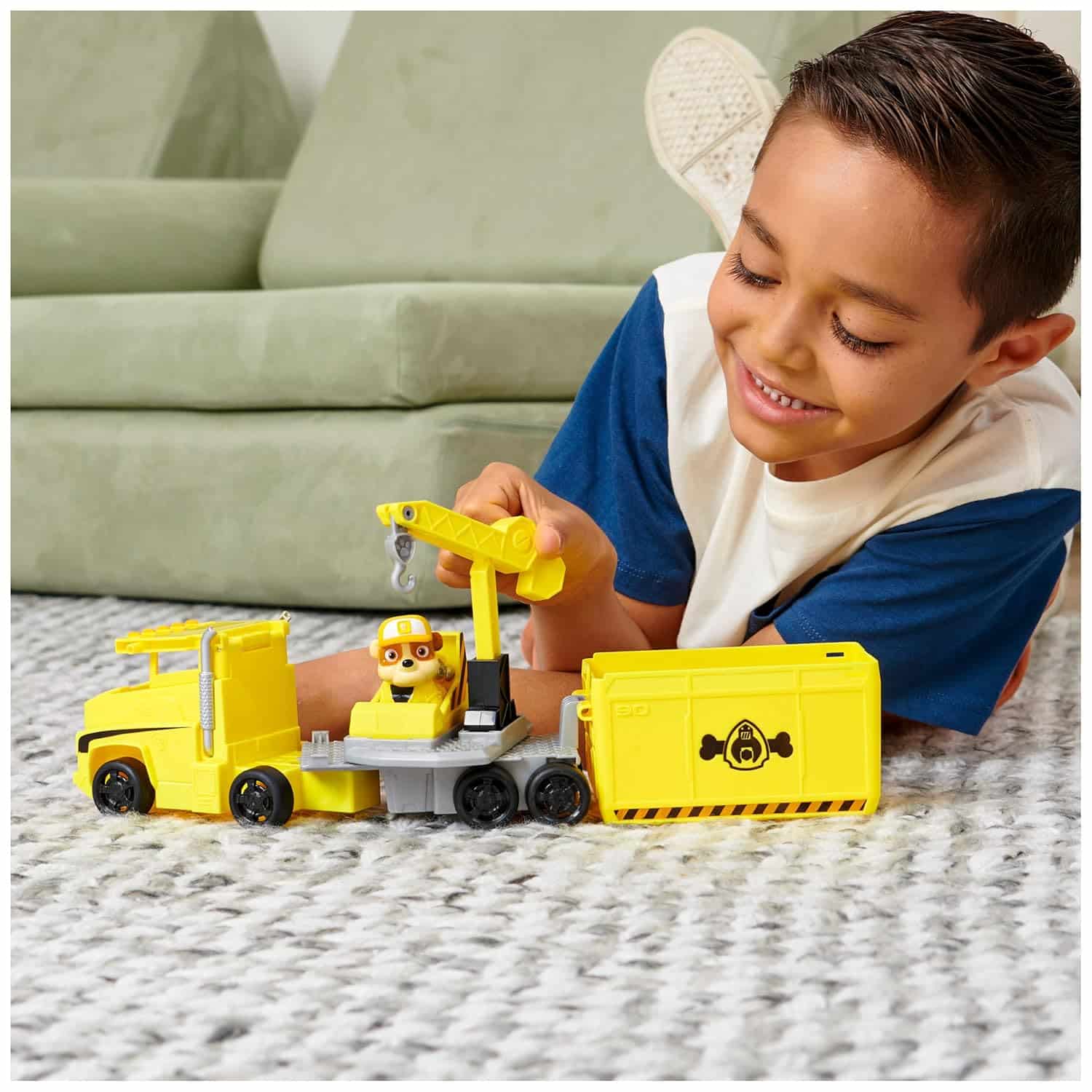 amazon-6a1ad9b110900 Big Truck Pup's Rubble Transforming Toy Trucks with Action Figure for Kids Ages 3+ - vue 3