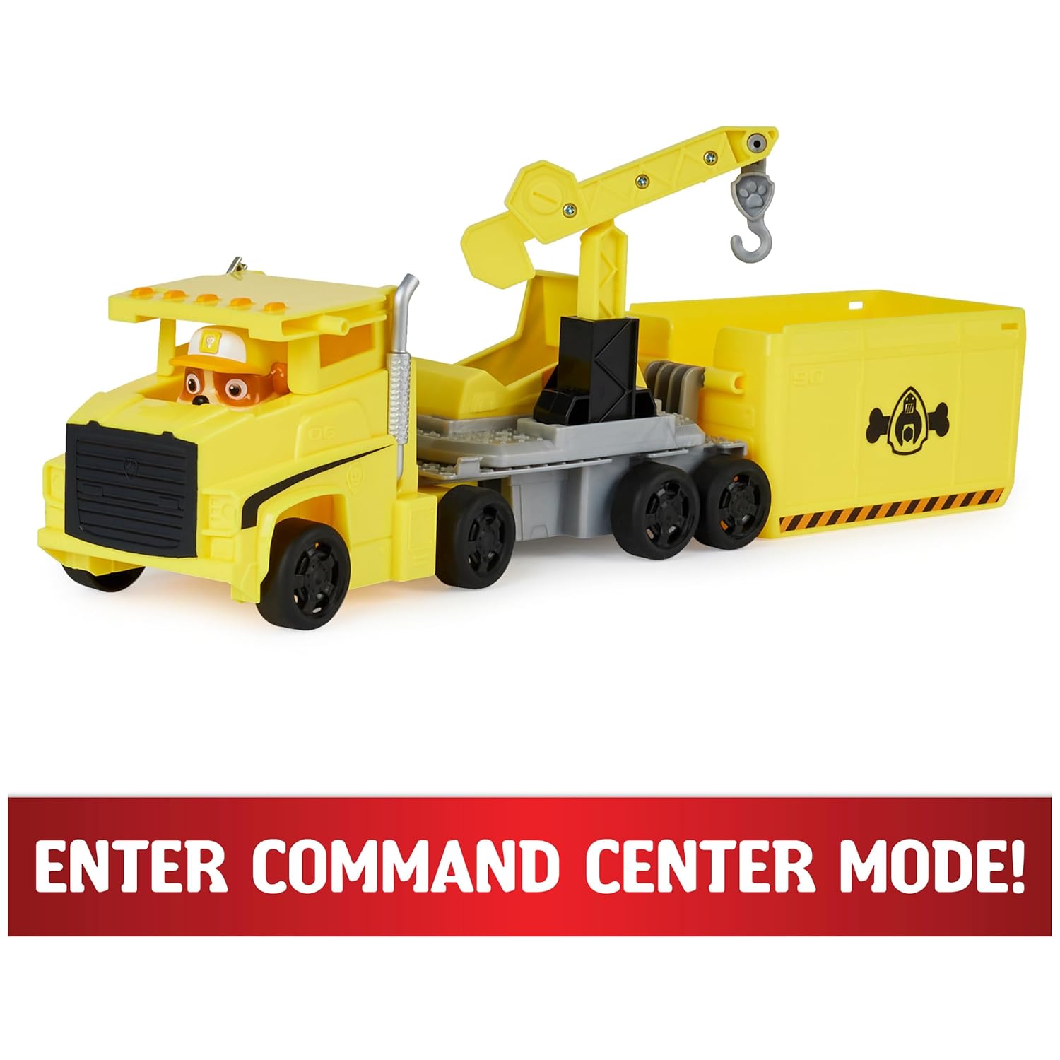 amazon-6a1ad9b386bc2 Big Truck Pup's Rubble Transforming Toy Trucks with Action Figure for Kids Ages 3+ - vue 4