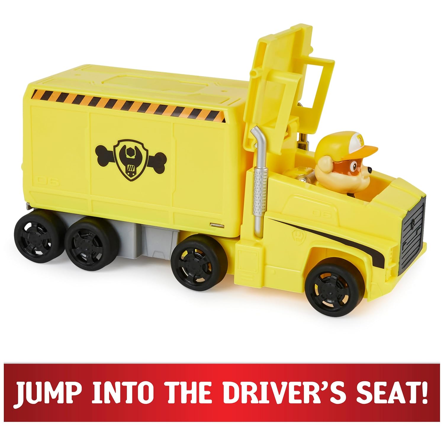 amazon-6a1ad9b8ac200 Big Truck Pup's Rubble Transforming Toy Trucks with Action Figure for Kids Ages 3+ - vue 6
