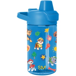 Paw Patrol Tritan Water Bottle for Kids, BPA-Free 12 oz with Leak Proof Straw Lid