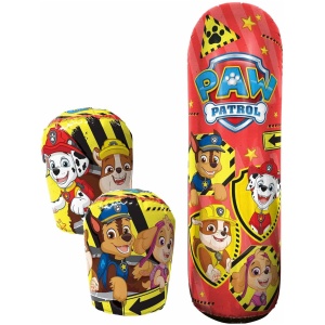 PAW Patrol Bop Bag and Gloves Set, 36 Inch Punching Bag for Kids Ages 4+