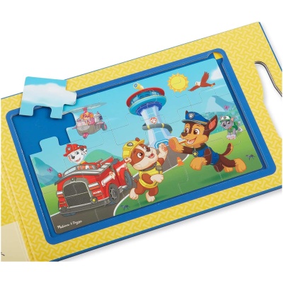 PAW Patrol Take-Along Magnetic Jigsaw Puzzles, 2 Fun 15-Piece Sets