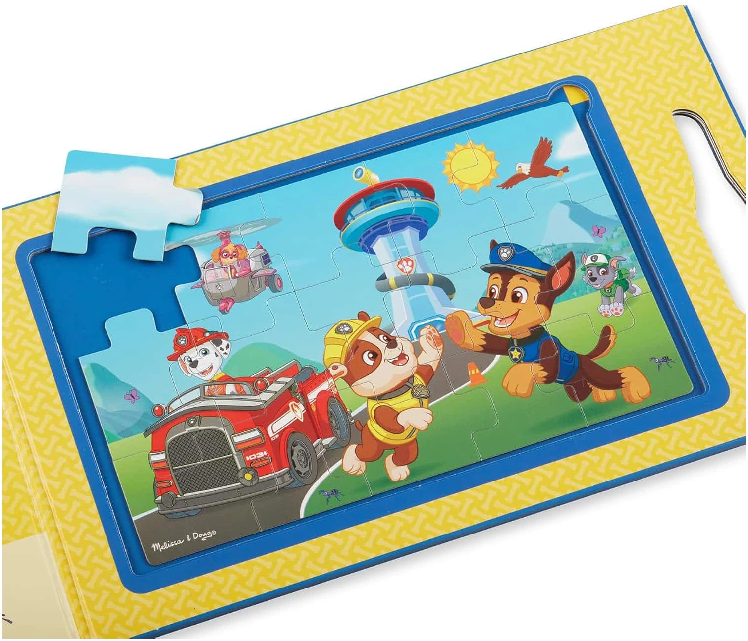 amazon-6a1adaee34f1a PAW Patrol Take-Along Magnetic Jigsaw Puzzles, 2 Fun 15-Piece Sets