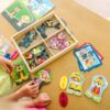 PAW Patrol Wooden Magnetic Pretend Play Set, 64 Pieces for Kids - vue 3