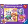 Paw Patrol Skye & Everest 49 Piece Jigsaw Puzzles, Set of 3