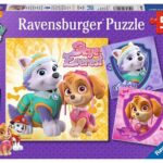 Paw Patrol Skye & Everest 49 Piece Jigsaw Puzzles, Set of 3 - vue 2