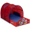 PAW Patrol toddler bed with tent for sleep and play, red - vue 2