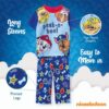 Paw Patrol & Baby Shark 2-Piece Loose-Fit Pajama Set for Boys, Soft and Cute - vue 5