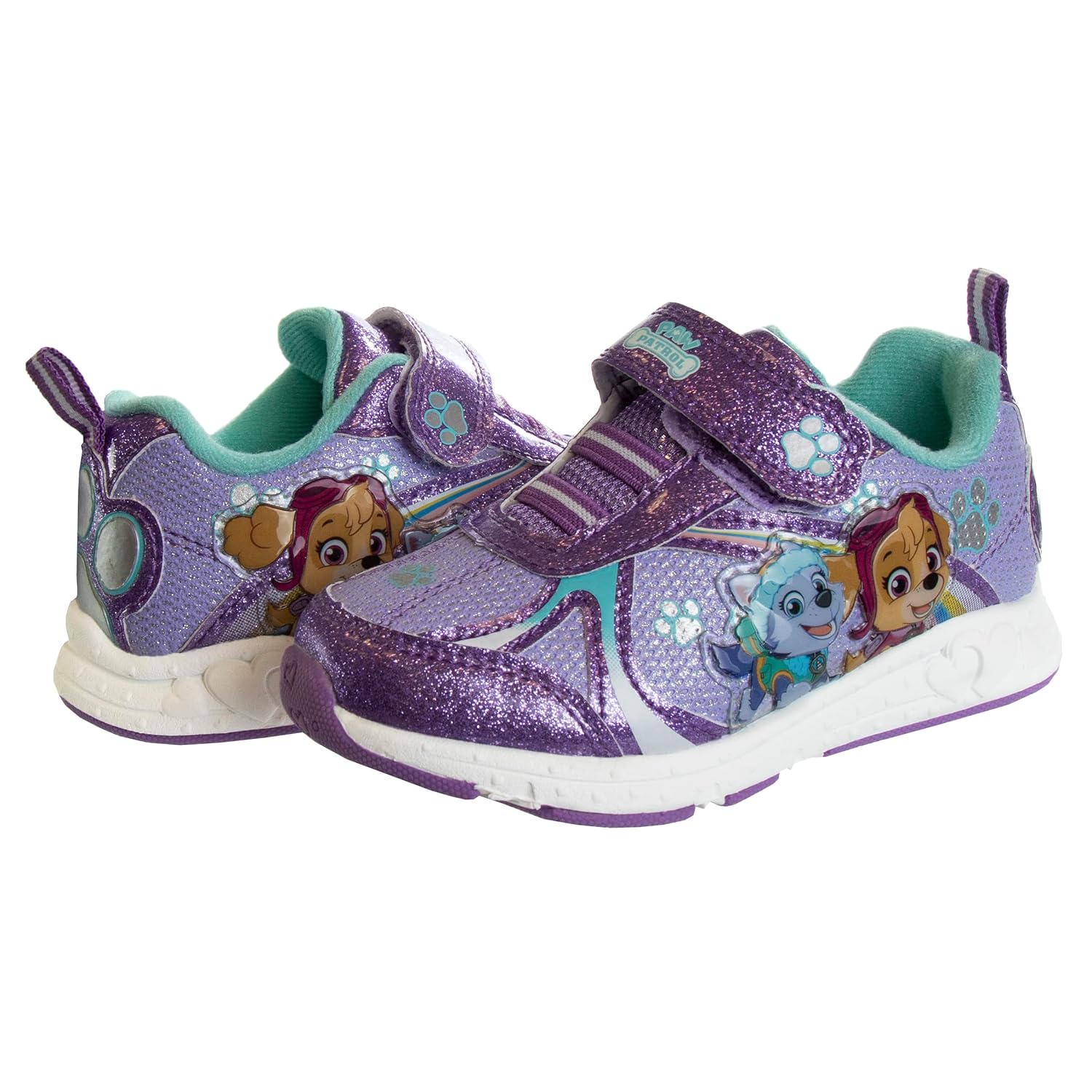 amazon-6a1ade07bbf93 Girl's Paw Patrol Light Up Laceless Shoes for Toddlers - vue 5