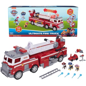 Ultimate Rescue Fire Truck with 2-Foot Ladder and Lights