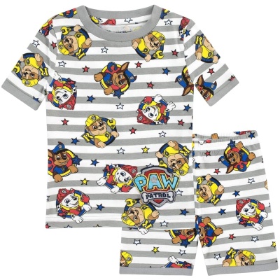 Boys Chase Marshall and Rubble Pajamas Set, Soft Sleepwear