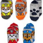 Paw Patrol Boys 5 Pack No Show Socks - vue 2