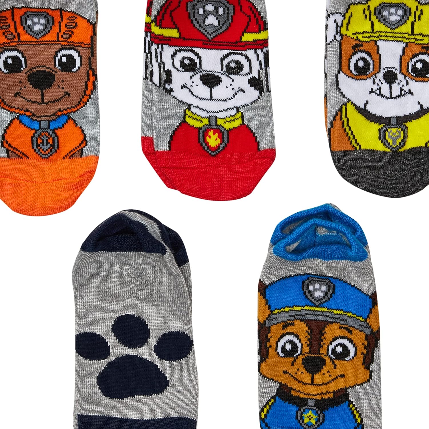 amazon-6a1adf7c04d5e Paw Patrol Boys 5 Pack No Show Socks - vue 3