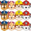 Paw Patrol Party Favors and Birthday Decorations with 16 Masks - vue 2