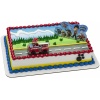 Paw Patrol cake topper with Marshall fire engine for fun party decorations