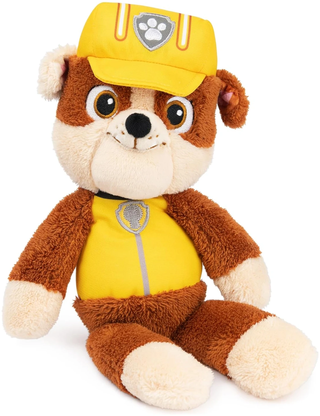 amazon-6a1ae1771c572 PAW Patrol Rubble Take Along Buddy Plush Toy, 13-Inch Stuffed Animal for Ages 1+