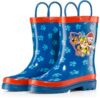 Paw Patrol printed waterproof rain boots for toddler boys - vue 6