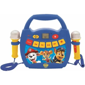 Paw Patrol portable karaoke player for kids with Bluetooth and voice changer
