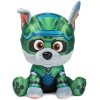 PAW Patrol Rocky Mighty Movie plush toy, 6 inch stuffed animal for ages 1+