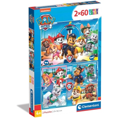 Paw Patrol Puzzle for Kids 2 x 60 Pieces Ages 5+