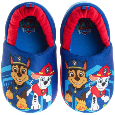 Paw Patrol and SpongeBob Squarepants plush slippers for kids, soft lightweight indoor comfort
