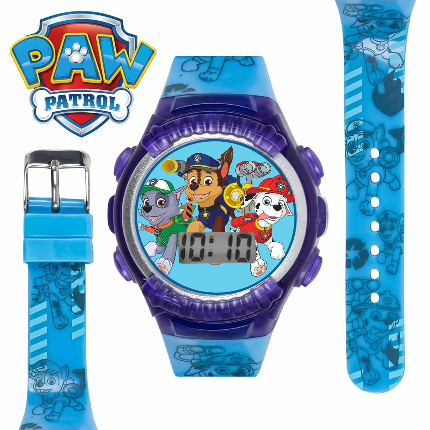 amazon-6a1ae66e52966 Paw Patrol Kids Digital LED Watch with Light-Up Display and Silicone Strap - vue 6