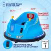 FunPark 6V Bumper Car for Toddlers with LED Lights and 360 Spin - vue 5