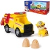 Fire Rescue Rubble Rescue Dump Truck with Action Figure and Projectiles for Kids Ages 3+