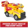 Fire Rescue Rubble Rescue Dump Truck with Action Figure and Projectiles for Kids Ages 3+ - vue 3