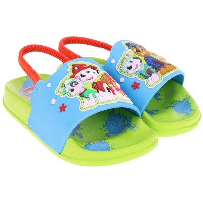 Boys and Girls Mismatch Slide Sandal with Backstrap for Toddlers Size 6-11