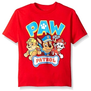T-Shirt Paw Patrol Chase Marshall Rubble Rocky 4 Pack