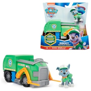Rocky’s Recycle Truck with Collectible Figure for Kids Ages 3 and Up