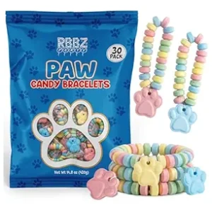 Paw Patrol Candy Bracelets – 30 Count Bulk Value Pack