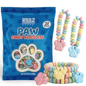 Paw Patrol Candy Bracelets u2013 30 Count Bulk Value Pack