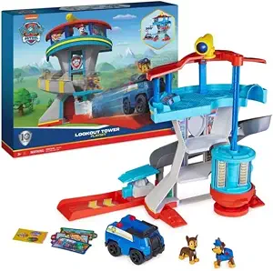 Paw Patrol Lookout Tower Building Set with Figures