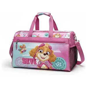 Duffle Bag Paw Patrol Skye Travel Gym Bag with Adjustable Shoulder Strap