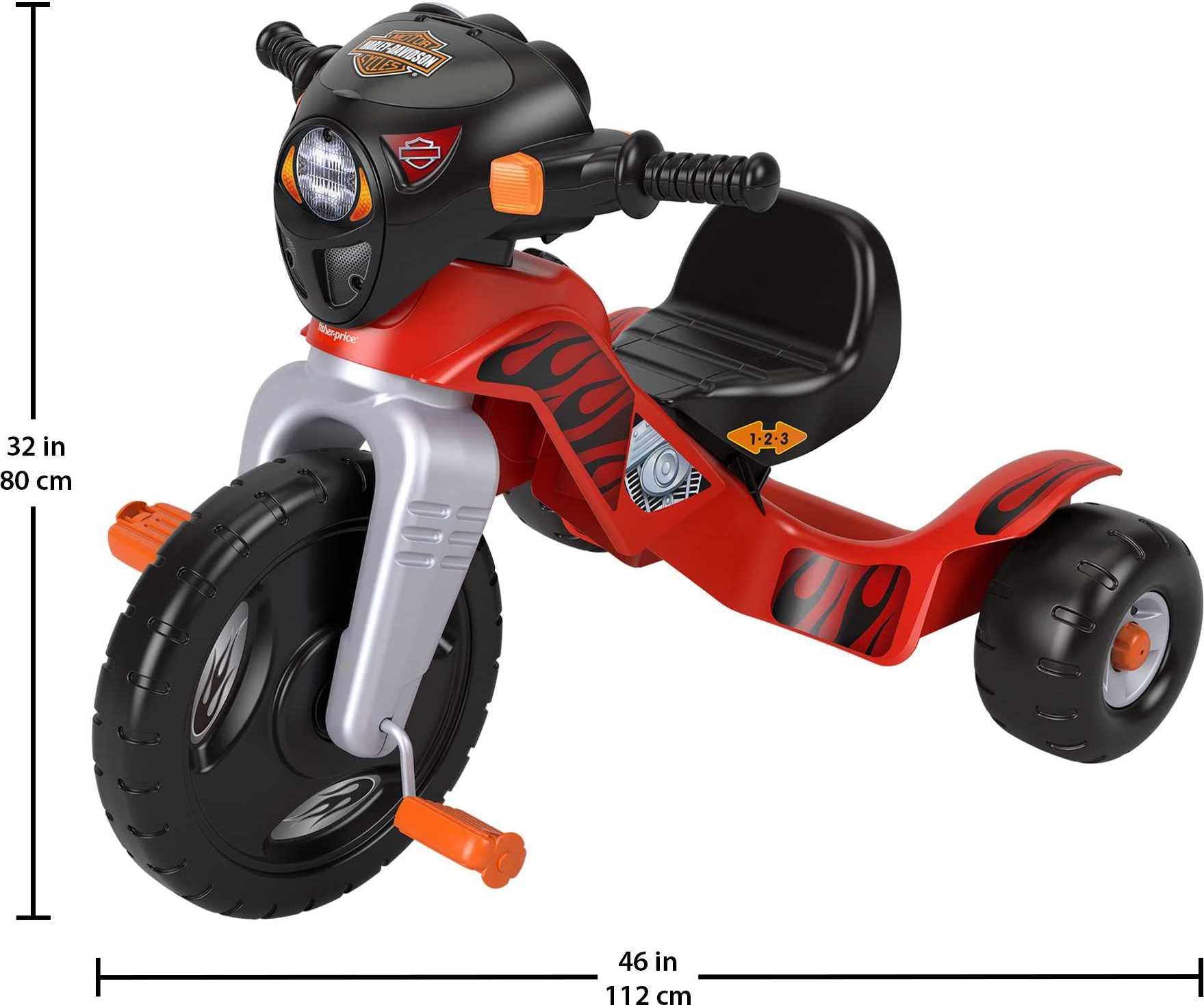 Ride-On Toy Paw Patrol Harley Davidson Tricycle with Lights and Sounds - photo 6