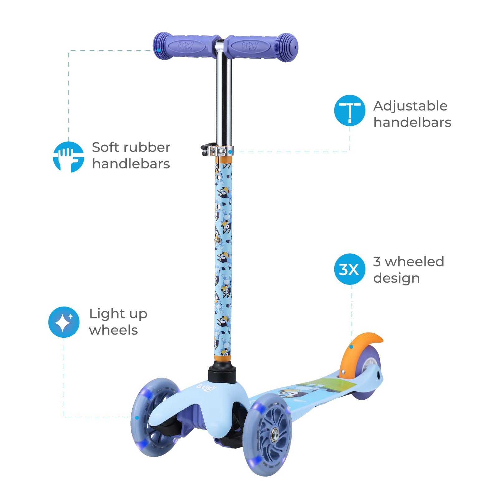 Scooter Paw Patrol 3 Wheel Self Balancing Light Up LED Wheels - photo 2