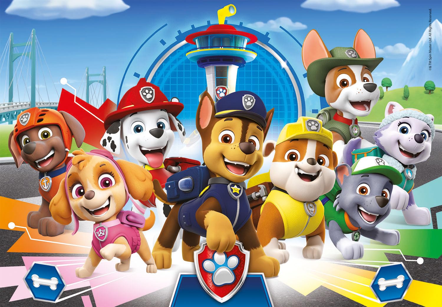 Puzzle Paw Patrol 2 x 60 Pieces - photo 4