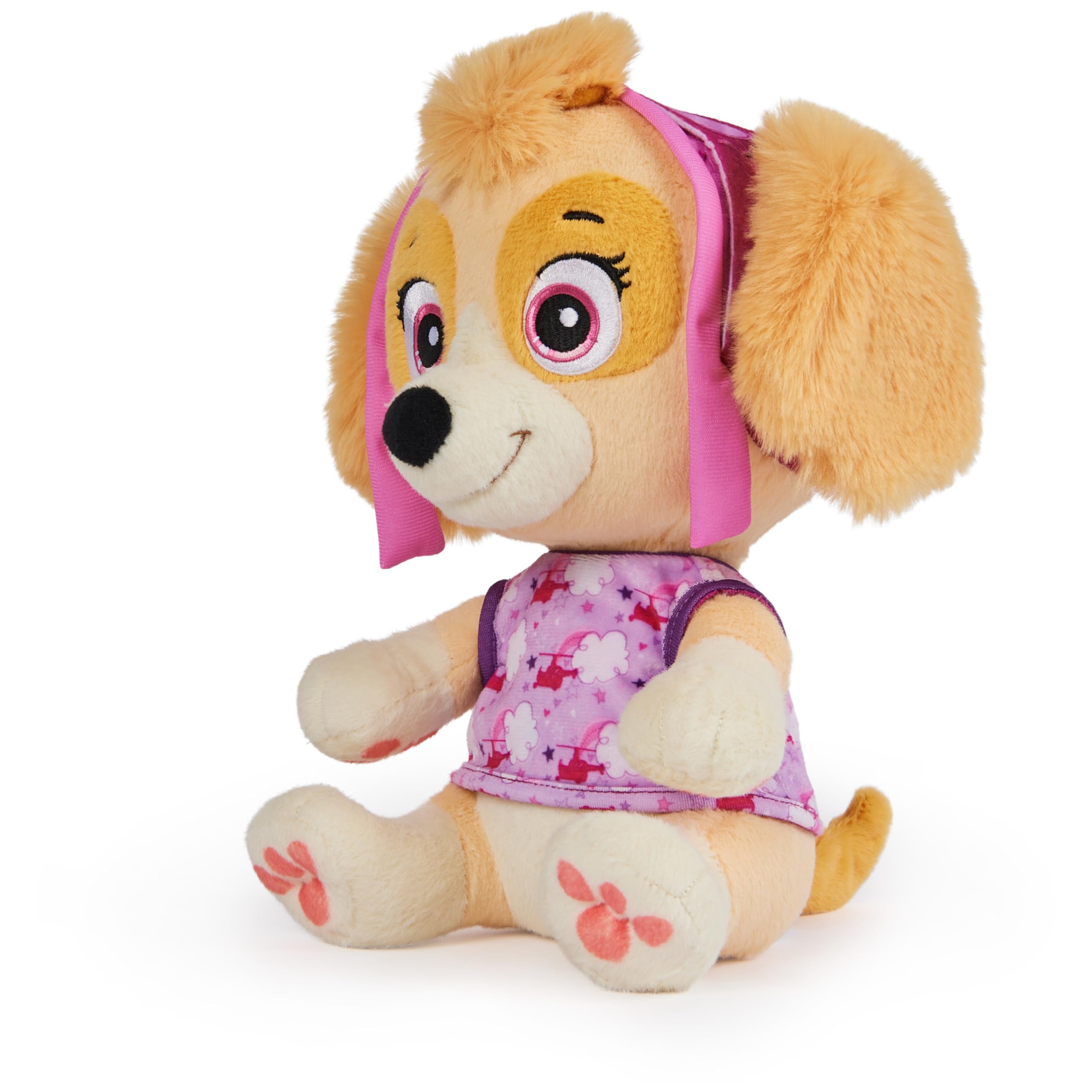 Plush Paw Patrol Skye Bedtime 10-Inch Stuffed Animal with Reversible Outfit - photo 3