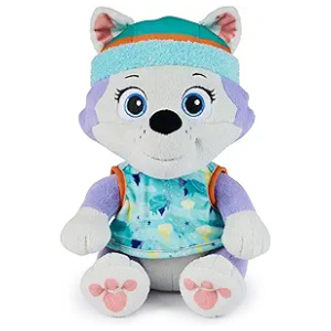 Plush Paw Patrol Everest Bedtime 10-Inch Stuffed Animal with Reversible Outfit
