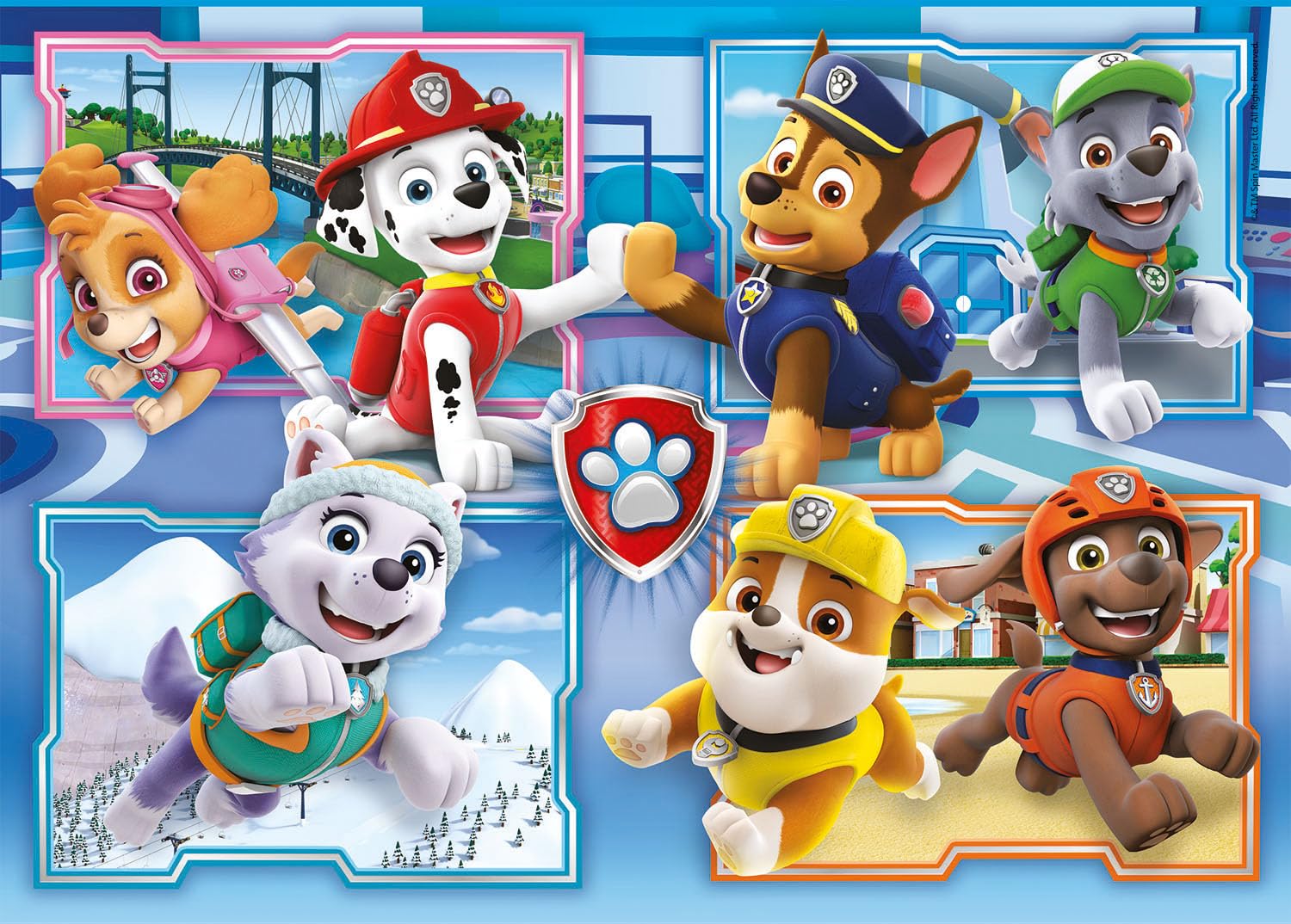 Puzzle Paw Patrol 2 x 60 Pieces - photo 2