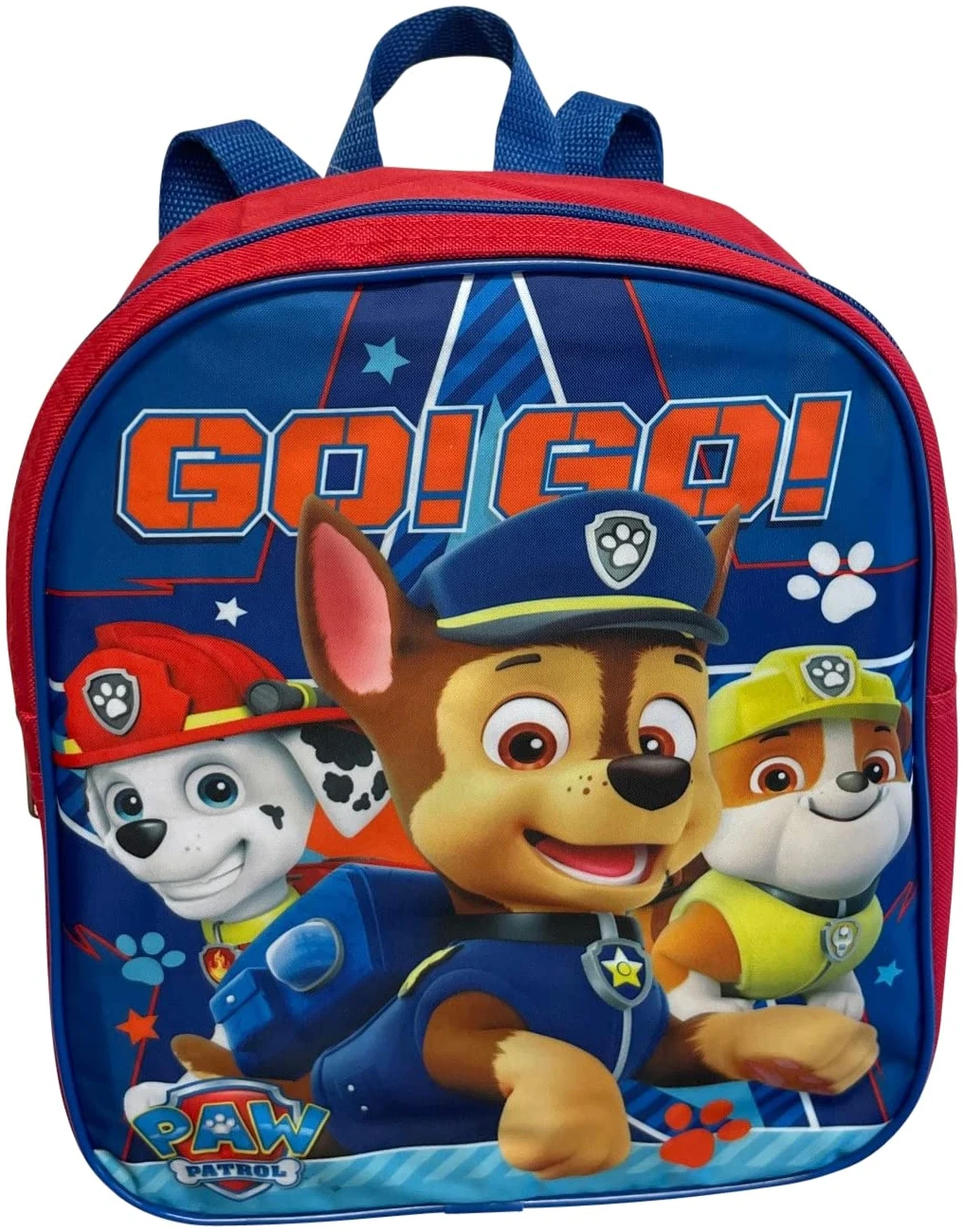 Backpack Paw Patrol Toddler Boy 12 Inch Mini Backpack Red Blue - photo 3