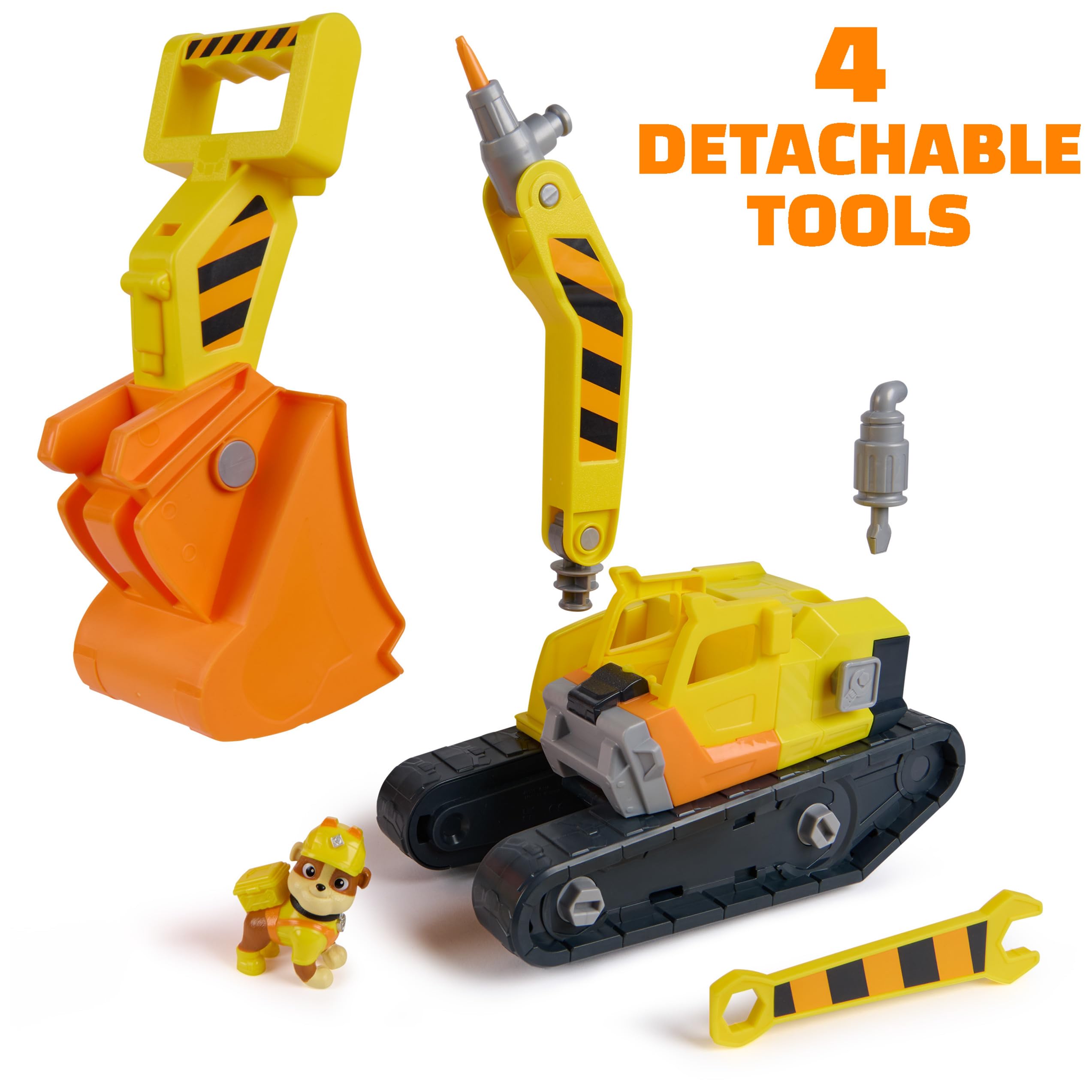 Vehicle Paw Patrol Rubble's Ultimate Tool Bulldozer with Action Figure - photo 4