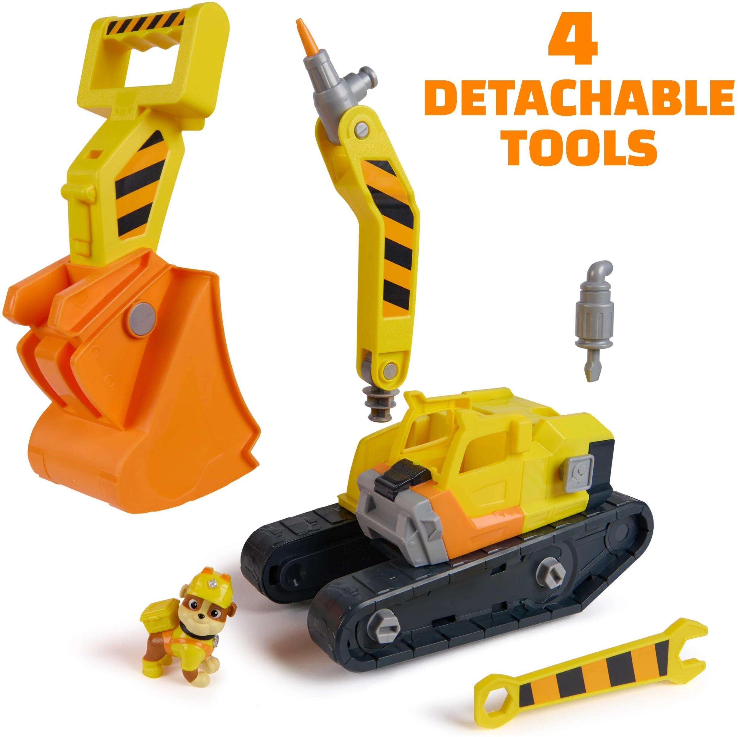 Vehicle Paw Patrol Rubble's Ultimate Tool Bulldozer with Action Figure - photo 4