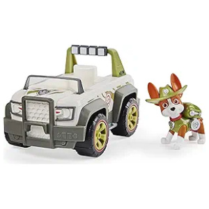 Vehicle Paw Patrol Tracker’s Jungle Cruiser with Collectible Figure