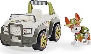 Vehicle Paw Patrol Tracker's Jungle Cruiser with Collectible Figure